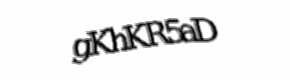 Security check image, please type the characters shown