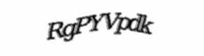 Security check image, please type the characters shown